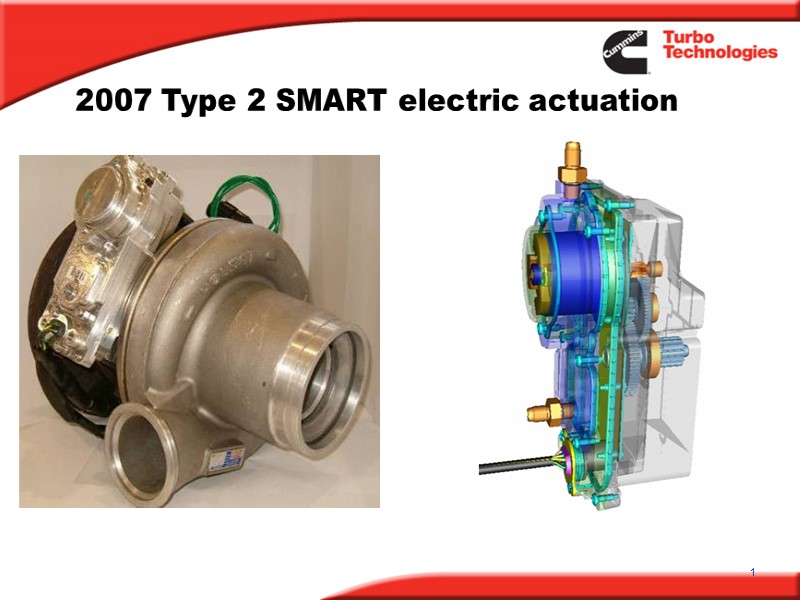 1 2007 Type 2 SMART electric actuation